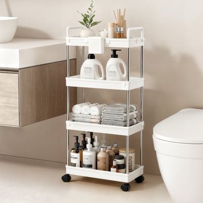 3 AND 4 TIER SLIM TROLLEY