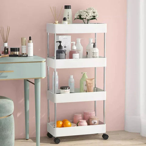 3 AND 4 TIER SLIM TROLLEY