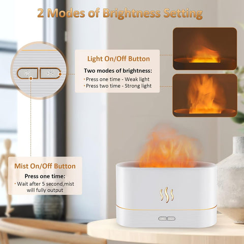 Humidifier-Auto-Off 180ml Essential Oil Diffuser