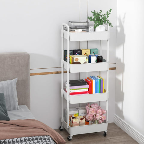 3 AND 4 TIER SLIM TROLLEY