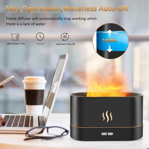 Humidifier-Auto-Off 180ml Essential Oil Diffuser